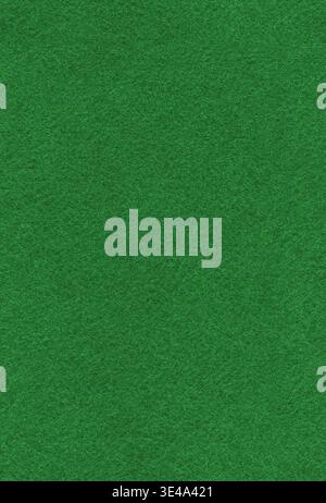 Green fabric background. Casino game play surface – poker, pool, blackjack, snooker. Arts and crafts seamless texture. Stock Photo
