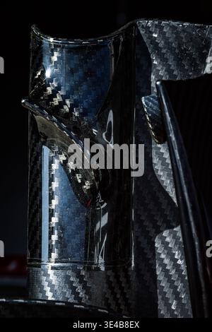 Audi F1 Team R26, mechanical detail mirror stay during the 2026 Formula ...