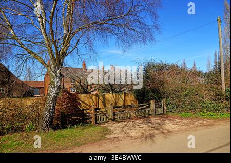 Wolferton, UK. 26th Mar, 2026. Work has finished to install security gates and fencing around Marsh Farm on the Sandringham Estate where Andrew Mountbatten-Windsor is reported to be moving to in the spring. He is currently staying at Wood Farm on the Sandringham estate, but has visited his new residence. Marsh Farm, Wolferton, Sandringham, Norfolk, on 26th March, 2026. Credit: Paul Marriott/Alamy Live News Stock Photo
