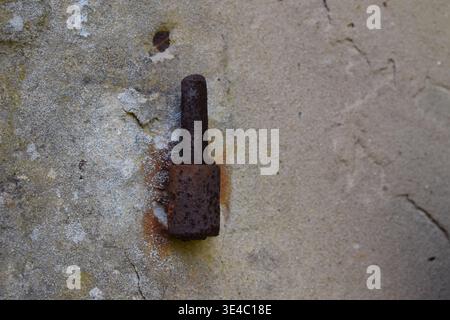 rusting door part Stock Photo