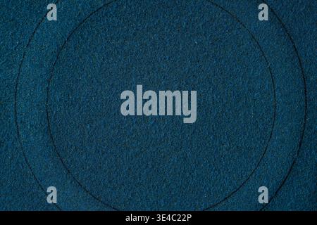 Abstract blue grainy surface texture background with minimal design Stock Photo