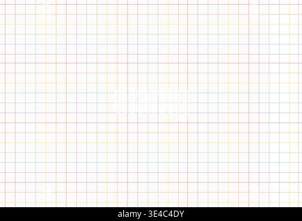 Minimal pastel rainbow grid pattern. Retro vintage checkered plaid lines on soft muted background. Seamless geometric wallpaper for fabric, nursery Stock Vector