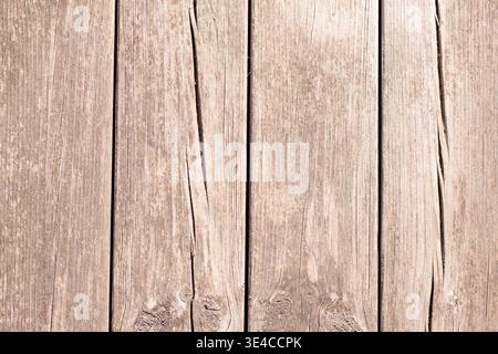 Weathered and worn wooden planks texture for background Stock Photo