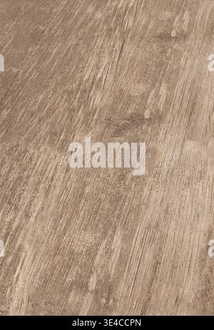 Weathered and worn wooden planks texture in perspective for background Stock Photo