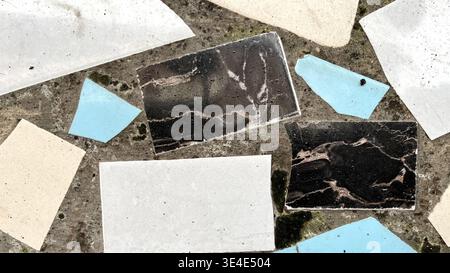 abstract ceramic floor texture Stock Photo