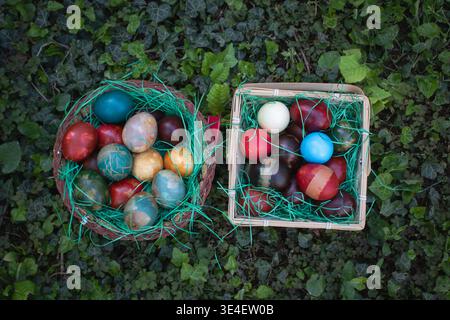 Easter eggs Stock Photo
