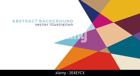 Abstract Colorful Background Vector Illustration. Cover Design Stock Vector