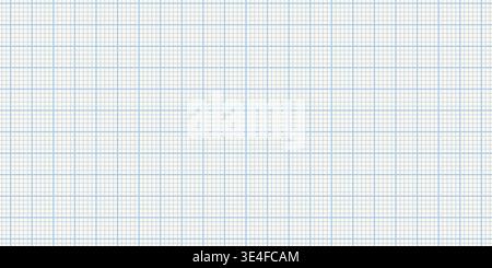 Millimeter grid paper. Lined sheet of abstract squared background with color graph. Geometric pattern for school, wallpaper, textures, notebook Stock Vector