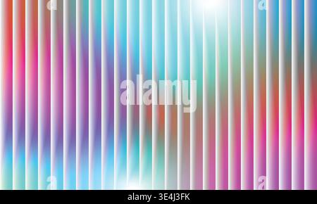 Abstract texture background with colorful vertical stripe pattern, modern graphic design element for web and print. Stock Vector