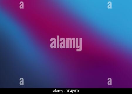 Abstract colored paint illustration with soft blurring and smooth gradient flow in blue, purple and magenta tones, creating a modern dreamy background Stock Photo