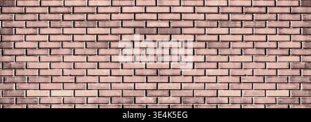Grunge brickwork background. Brick wall texture brown color Stock Photo