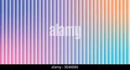 Multicolor Linear Light Effect Pattern Design Stock Vector