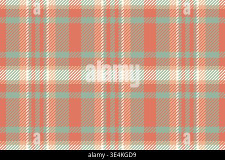 Classic tartan pattern featuring a blend of warm and cool tones, ideal for adding texture and vintage charm to graphic and design projects. Stock Vector