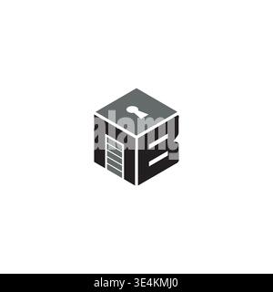 Box, Storage and Letter B logo or icon design Stock Vector