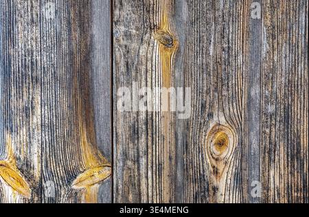 Wooden texture with natural patterns as a creative background. Wooden planks background, close up Stock Photo