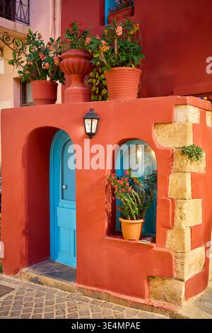 Agia Galini in Crete is a charming seaside village with a picturesque ...