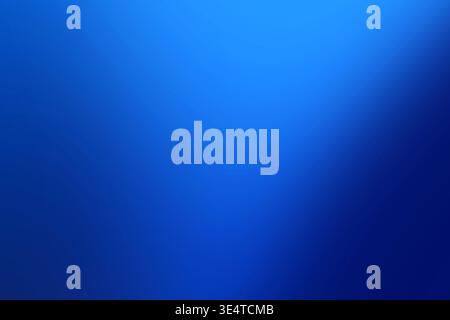 Blue gradient background with smooth abstract light and deep color for modern design Stock Photo