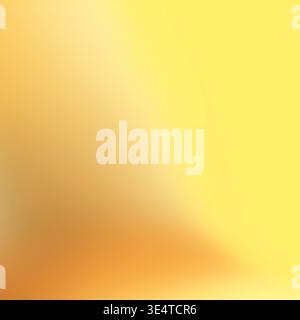 Abstract yellow and orange gradient background with warm glow and minimal smooth texture Stock Photo