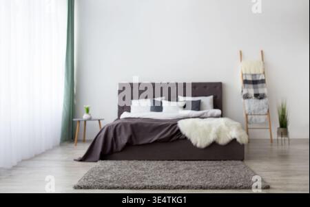 Ideas for scandinavian minimalist modern apartment design at home Stock Photo