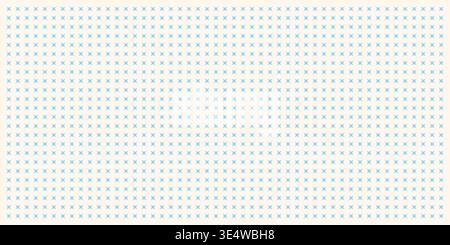 Grid paper. Dotted sheet of abstract background with color graph. Geometric pattern for school, wallpaper, textures, notebook. Blank on white Stock Vector