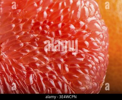 Food, Juicy grapefruit close up. Selective focus Stock Photo