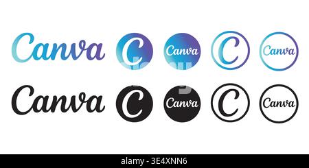 Canva logo Stock Vector