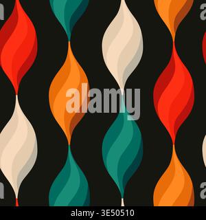 Elegant abstract wallpaper in cool tones. Excellent background for decor Stock Vector