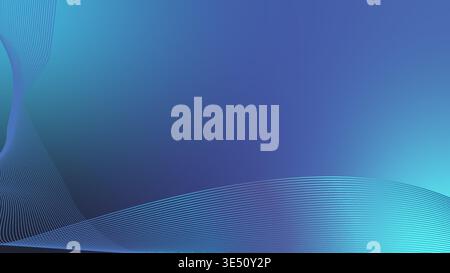 Minimal Abstract fluid Blue gradient colorful background design Stock Vector
