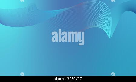Minimal Abstract fluid Blue gradient colorful background design Stock Vector