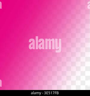 Pink gradient texture. Checkerboard background Vector. Diagonal light transition. Vibrant color style. Manual vector only. No autotrace used. Stock Vector