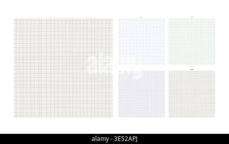 Frost Crystal Hand Drawn Grid Motif Brine Tundra Series - Visible Repeating Grid with Irregular Stroke Weight for Surface Texture Showcasing Real Pen Stock Vector