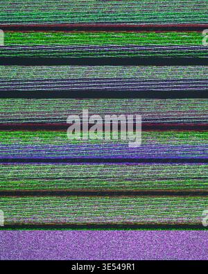 Digital glitch noise vertical abstract error technology background Stock Photo