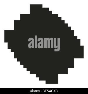 Pixel Shapes 49 2000 2000 Stock Vector