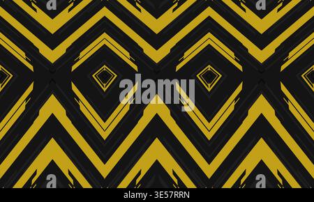 Abstract background featuring layered diamond shapes and high contrast angles in vibrant colors. Stock Vector