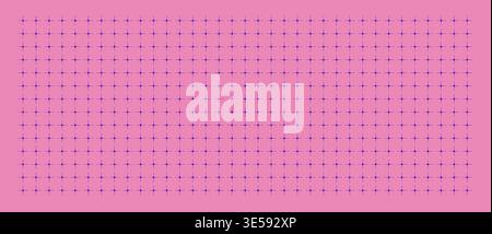 Technical drawing sheet curved star geometry, margin layout blueprint style. Rounded arm lattice for planning pages diagrams UI wireframes education notebooks digital technology visuals. Stock Vector