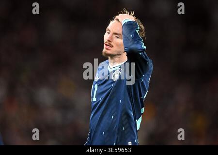 Football; Season 2025/2026; Season 2025/26; Friendly match; Friendly Game; Germany against Ghana on March 30, 2026 in Stuttgart. UBz: 11 Nick Woltemade, Germany. Touches head. Stock Photo