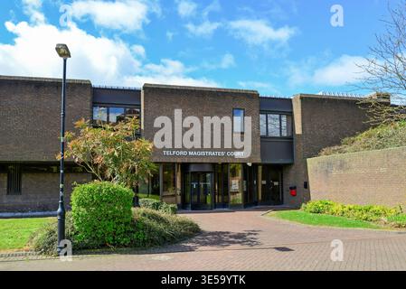 Telford Magistrates' Court, Civic Square, Telford, Shropshire, England, United Kingdom Stock Photo
