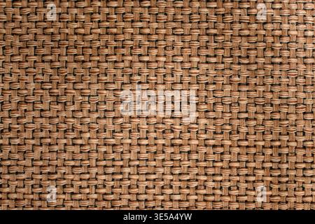 Braided rattan brown background texture Stock Photo