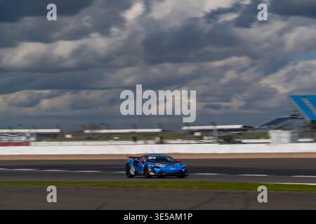 SIlverstone, UK, 31st March, 2026, Marc Warren & Jack Brown in a ...