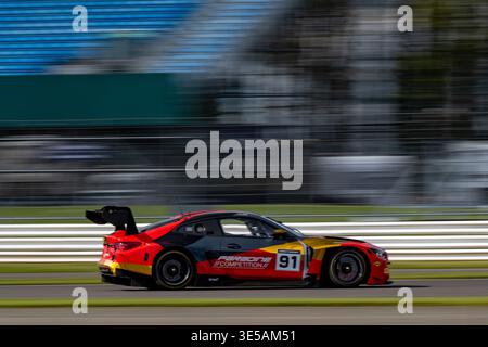 SIlverstone, UK, 31st March, 2026, Marc Warren & Jack Brown in a ...