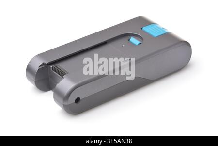 Household appliances replacement battery isolated on white Stock Photo