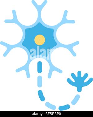Neuron signal pictogram icon vector illustration Stock Vector