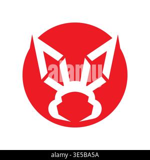 Professional Rabbit Logo Vector Illustration Stock Vector