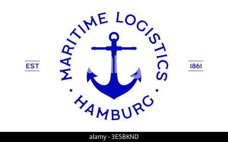 Anchor, hand drawn sign, symbol Stock Vector