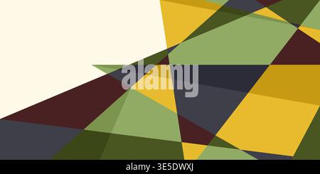 Abstract Geometric colorfull background design Stock Vector