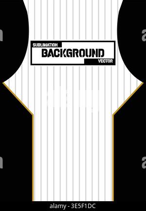 Abstract sport jersey design with dynamic geometric lines and grunge texture, modern pattern suitable for sublimation printing, team uniforms, esports Stock Vector