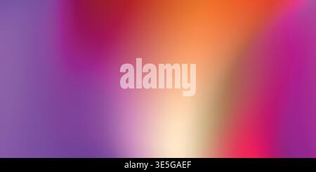 Trendy abstract rainbow blurred background. Smooth watercolor vector illustration for web, template, posters, card, banner. Pastel colors gradient Stock Vector