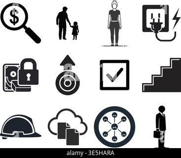 money management, financial tools, digital devices. Stock Vector