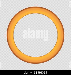 Round golden vintage wooden frame for your design. Vintage cover. Place for text. Vintage antique gold beautiful rectangular frames. Template vector Stock Vector