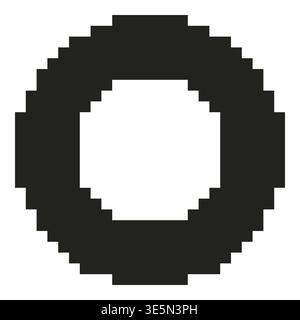 Pixel Shapes 49 2000 2000 Stock Vector